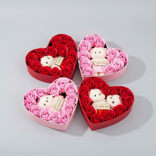 Heart-shaped Rose Red Gift Box Valentine's Day